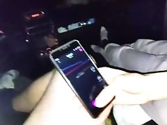 Mutual Onanism In Car With Remote Manage Fucktoys, He Attempt Lovense Max Two - Rose Blue01